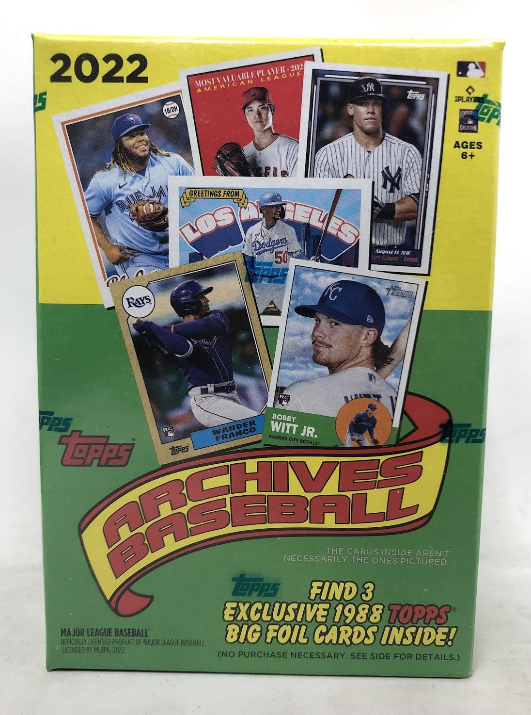 Topps 2022 Archives Baseball Blaster Box - 7 Packs Per Box