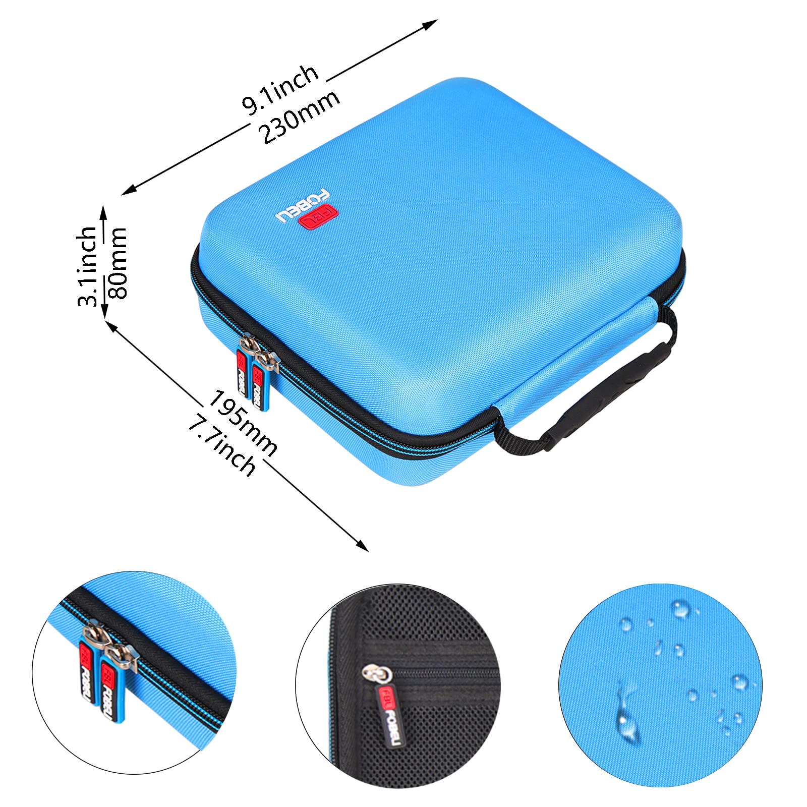 FBLFOBELI EVA Hard Carrying Case Compatible With DEERC D20 Mini Drone for Kids with 720P HD FPV