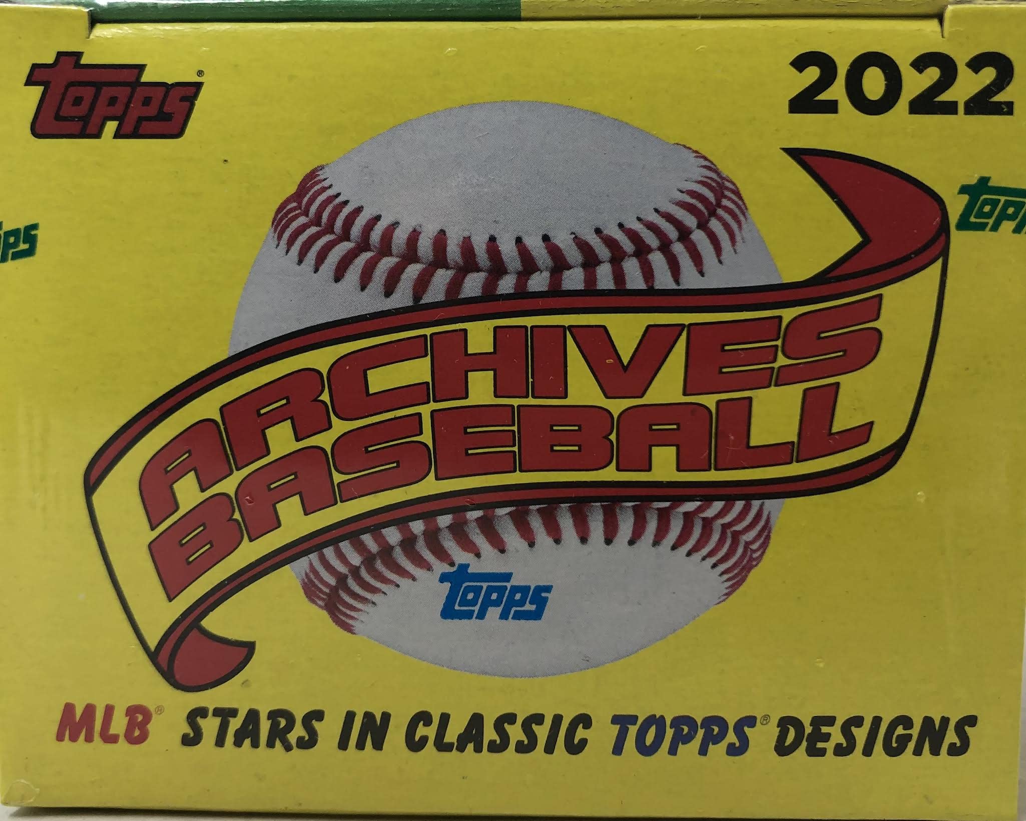 Topps 2022 Archives Baseball Blaster Box - 7 Packs Per Box