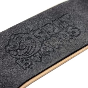 SPITBOARDS 34mm x 96mm Pro Fingerboard Set-Up (Complete) | Real Wood Deck | Pro Trucks with Lock-Nuts and Pro Bushings | Polyurethane Pro Wheels with Bearings | Slimeball (Wood Version)