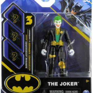 BATMAN DC 2022 The Joker (Black and Gold Tux) 4-inch Action Figure by Spin Master