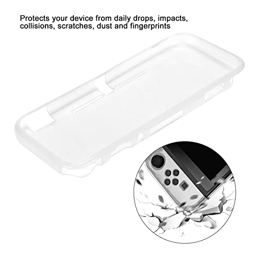 Janzoom TPU Sleeve, Protective Case Portable Comfortable Comprehensive Protection Anti Fingerprint Half Packed for Switch Lite(Transparent)