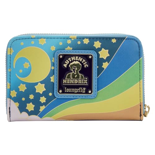 Loungefly Jimi Hendrix Psychedelic Landscape Zip Around Wallet