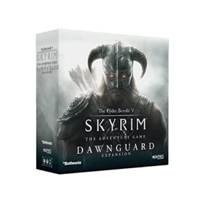 the elder scrolls v: skyrim – the adventure game dawnguard expansion | strategy board game for adults | ages 14+ | 1-4 players | avg. playtime 60-120 minutes | made by modiphius entertainment