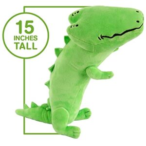 Mighty Mojo Lyle Lyle Crocodile Plush Doll Toy Based Off of The Children’s Book – 15 Inch Doll - Soft, Cuddly Plush Doll for Kids