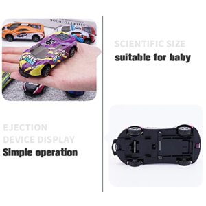 Children's Stunt Alloy Toy Car, 360° Flip Jumping Stunt Toy Cars Kids Stunt Alloy Car Set, Pull Back Catapult Toy Cars Mini Model Cars for Kids, Pull Back Vehicles Diecast Cars Models (6 Pcs/Set)