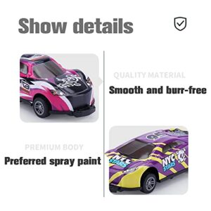 Children's Stunt Alloy Toy Car, 360° Flip Jumping Stunt Toy Cars Kids Stunt Alloy Car Set, Pull Back Catapult Toy Cars Mini Model Cars for Kids, Pull Back Vehicles Diecast Cars Models (6 Pcs/Set)