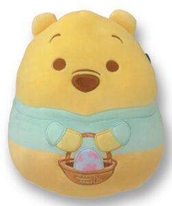 squishmallow disney winnie the pooh easter bunny 10" plush stuffed animal - squishy soft plush toy - great easter gift for kids