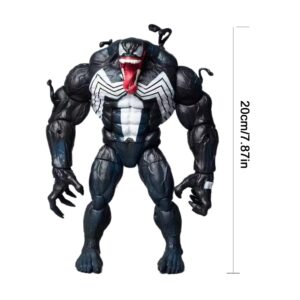 chengchuang Venom Action Figure Toy, 7inch Collectible Carnage Anime Action PVC Figure Movable Characters Model Statue Toys Desktop Ornaments Gift