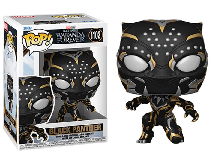 Marvel: Black Panther: Wakanda Forever - Shuri as Black Panther Funko Pop! Vinyl Figure (Bundled with Compatible Pop Box Protector Case), Multicolored, 3.75 inches