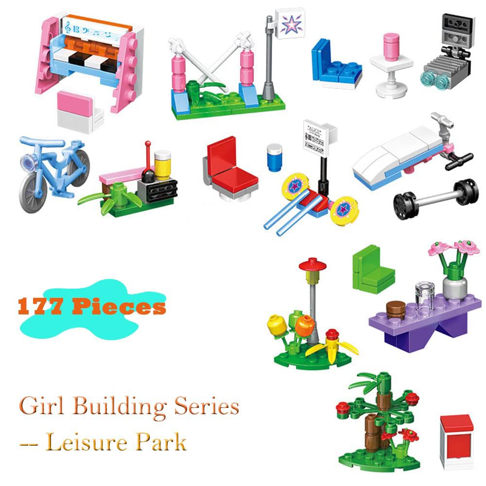 Ulanlan Girls Building Set for Age 6 Year Old Kids, STEM Toy Building Sets for Girls, Girls Building Block Construction Kits for Party Favors, Kids Prizes, Best Birthday Gift for Girls 30 Boxes