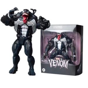 chengchuang venom action figure toy, 7inch collectible carnage anime action pvc figure movable characters model statue toys desktop ornaments gift