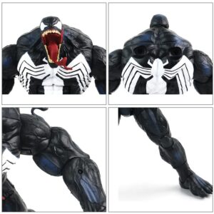 chengchuang Venom Action Figure Toy, 7inch Collectible Carnage Anime Action PVC Figure Movable Characters Model Statue Toys Desktop Ornaments Gift