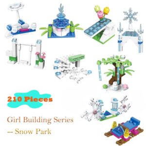 Ulanlan Girls Building Set for Age 6 Year Old Kids, STEM Toy Building Sets for Girls, Girls Building Block Construction Kits for Party Favors, Kids Prizes, Best Birthday Gift for Girls 30 Boxes