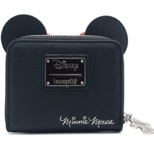 Loungefly X LASR Exclusive Disney Minnie Mouse Dress Zip Wallet - Fashion Cosplay Disneybound Cute Wallets