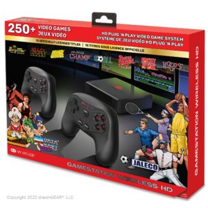 My Arcade GameStation Wireless HD: Data East Video Game Console with Over 250 Games, DGUNL-4144, Plug and Play