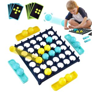 Jumping Ball Table Game, Funny Jumping Ball Tabletop Game, Family Party Board Games Bouncing Ball Game for 2-4 Players