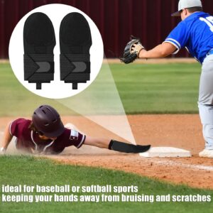 2 Pcs Baseball Sliding Mitt Left Hand Softball Sliding Mitt for Baseball and Softball 10.63 x 5.12 Inches Sliding Mitt Hand Protection for Men Women Adults