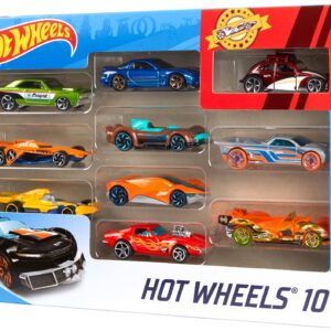 Hot Wheels Super Speed Blastway Track Set with 1:64 Scale Toy Trucks and Cars 20-Pack and 10-Pack Toy Cars(Styles May Vary)