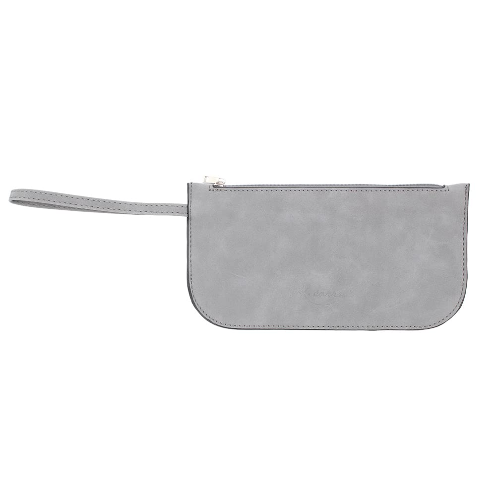 Faux Suede Wristlet Gray-Perfect match to Taylor Tote