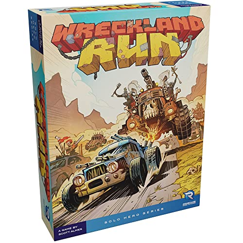 Renegade Games Studios Wreckland Run - Solo Hero Series, Renegade Games, Ages 10+, 1 Player Solo Campaign Game, 30-45 Min Per Campaign, Medium