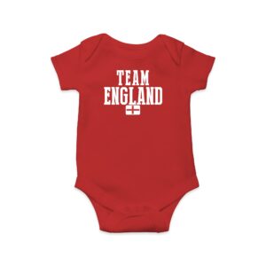 england baby bodysuit soccer national team for infant baby girls boys add customized name and number