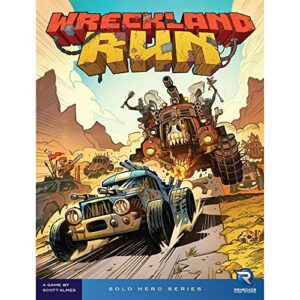 Renegade Games Studios Wreckland Run - Solo Hero Series, Renegade Games, Ages 10+, 1 Player Solo Campaign Game, 30-45 Min Per Campaign, Medium