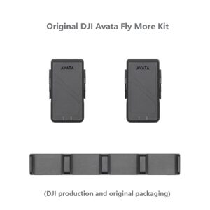 EUCAZ Avata Fly More Kit, Include Two Intelligent Flight Batteries and a Battery Charging HUB,Large Capacity Battery Life for Avata Accessories