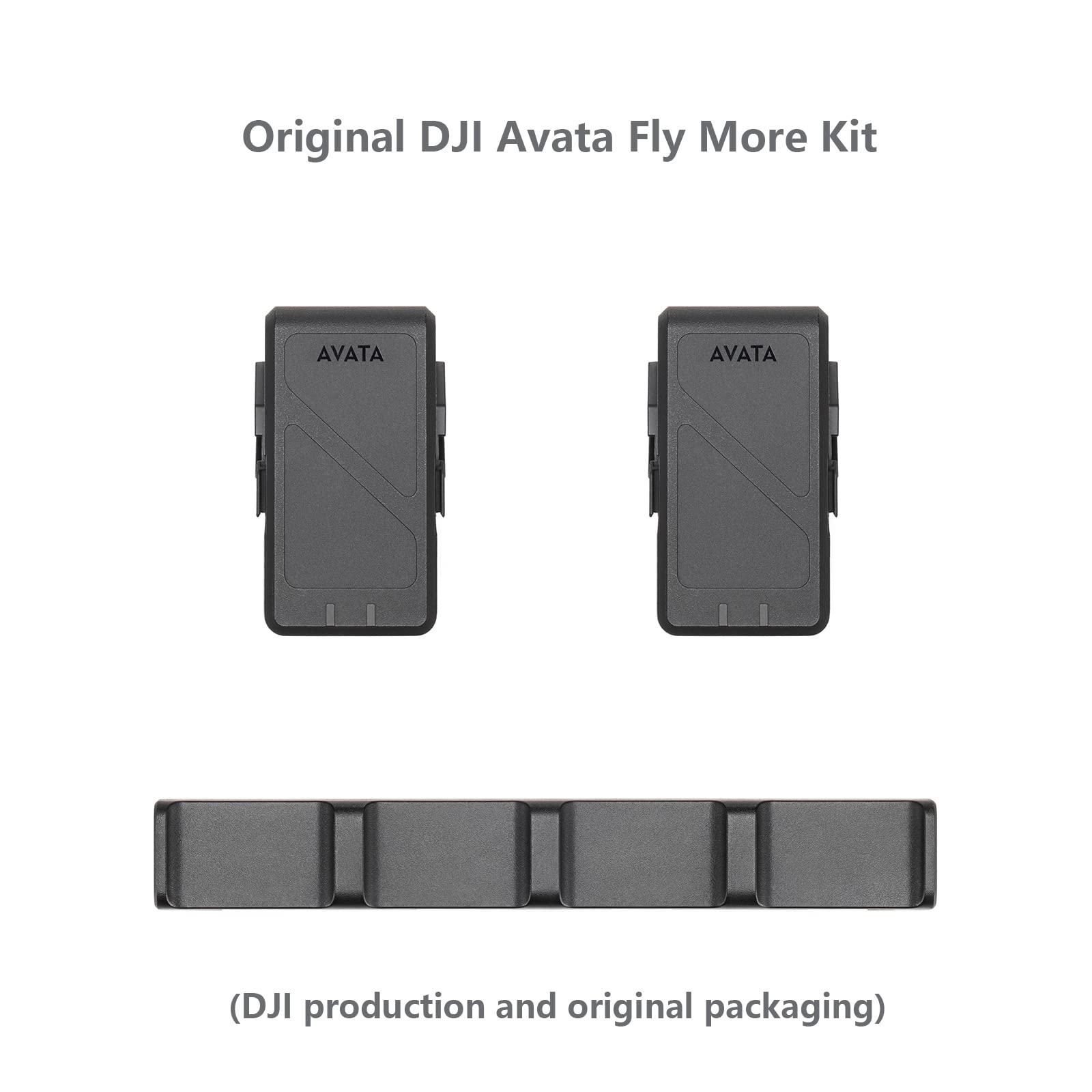 EUCAZ Avata Fly More Kit, Include Two Intelligent Flight Batteries and a Battery Charging HUB,Large Capacity Battery Life for Avata Accessories