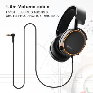 Tobysome Replacement Arctis Headphone Audio Cable Cord Wire Compatible with SteelSeries Arctis 3 Arctis 5 Arctis 7 Arctis Pro Arctis Pro +Wireless Gaming Headphones