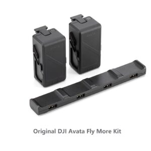 EUCAZ Avata Fly More Kit, Include Two Intelligent Flight Batteries and a Battery Charging HUB,Large Capacity Battery Life for Avata Accessories