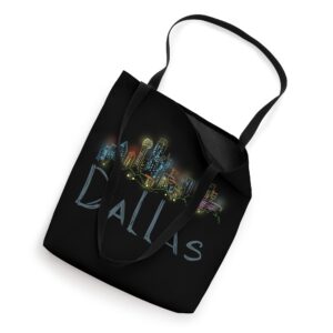 Dallas City Texas souvenir gift for men women Tote Bag