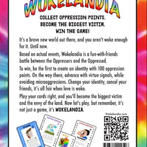 Wokelandia Card Game - Best Political Game. Family Game for Teens and Adults. Hilarious, satirical Game That Teaches The New Rules to Live by. Fun for The Whole Family, but not for Snowflakes.