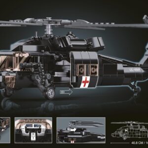 Sluban Modelbricks-Uh-60 Black Hawk 692Pcs 8+