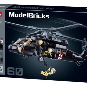 Sluban Modelbricks-Uh-60 Black Hawk 692Pcs 8+