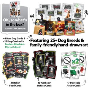 Boss Dog: The Ultimate Card Game for Families & Friends - Easy to Learn Fast-Paced Fun! Create Your Canine Crime Family - Strategize Sabotage & Battle! Perfect for Game Night Parties & Travel