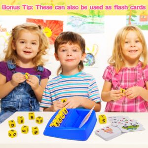 Matching Letter Game, Spelling Word and Increases Memory, Early Learning Educational Toy for Preschool & Kindergarten Kids Over 3-8 Years Old