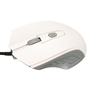 AI Voice Input Mouse, DPI RGB Backlit Ergonomic Design Widely Compatible Wired Mouse AI Voice Input for Game (Voiced Key)