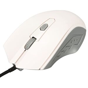 AI Voice Input Mouse, DPI RGB Backlit Ergonomic Design Widely Compatible Wired Mouse AI Voice Input for Game (Voiced Key)