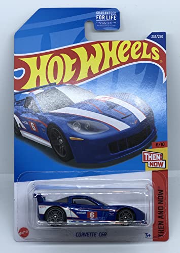 Hot Wheels 2022 - Corvette C6R - Blue - Then and Now 6/10-233/250 - Mint/NrMint - Ships Bubble Wrapped in a Box