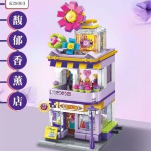 SCTCACR Keeppley Blocks Kids Building Toys Girls Puzzle City Street Corner Home Decor Gift K28001 K28002 K28003 K28004 K28005 (K28001-K28005(5pcs/Set),with Original Box)