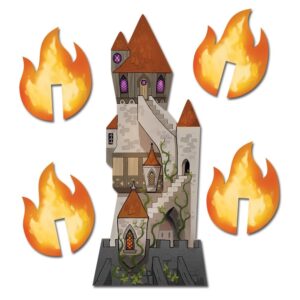 Fireside Games The Wizard’s Tower ⎸Castle Panic Expansion ⎸Board Game for Adults and Family ⎸Cooperative Board Game ⎸Ages 8+ ⎸for 1 to 6 Players