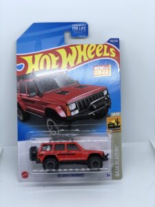 hot wheels 2022 - '95 jeeps cherokee - red - baja blazers 10/10-150/250