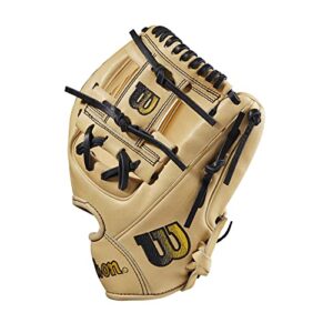 WILSON 2023 A2000® 1786 11.5” Infield Baseball Glove - Right Hand Throw, Blonde/Black