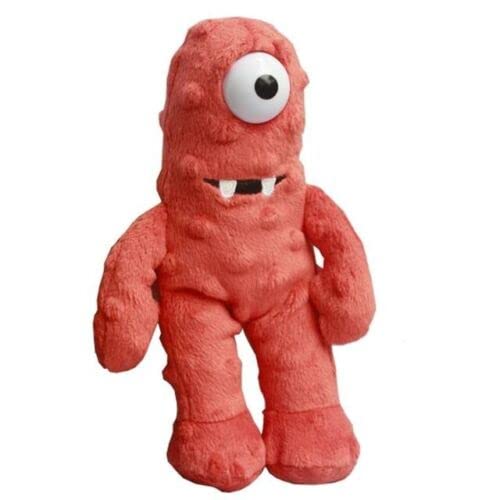 Yo Gabba Gabba Muno Red Plush Soft Stuffed Figure Birthday Gift Rare Collect 8"