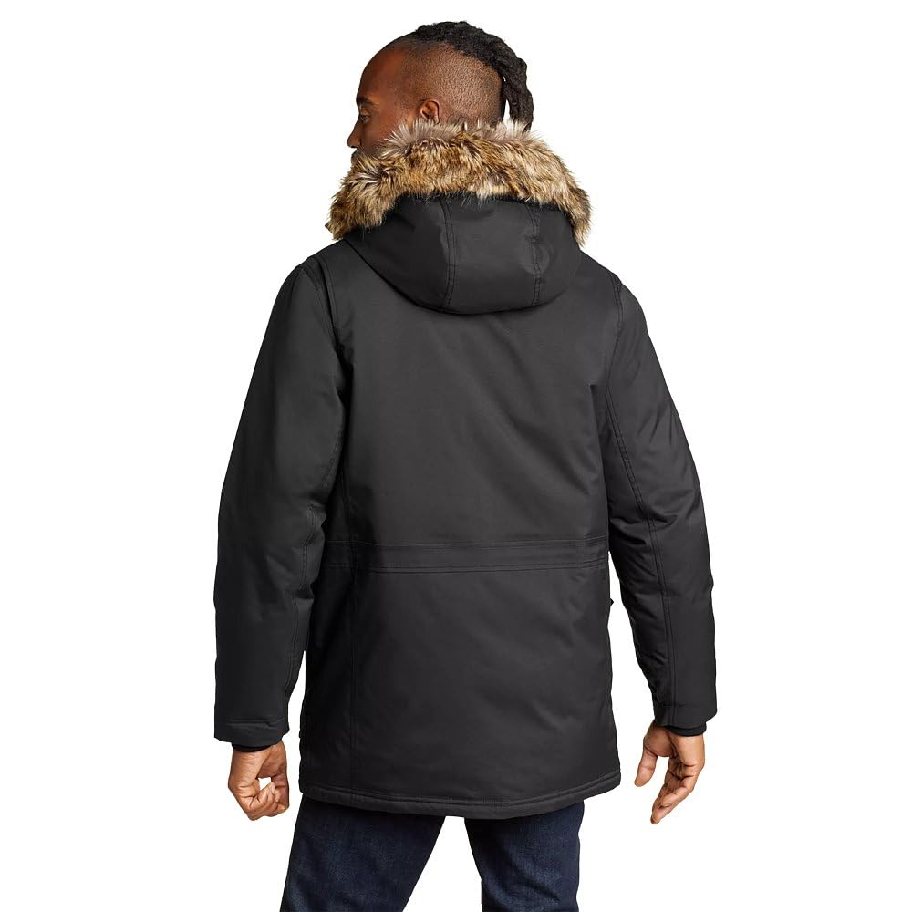 Eddie Bauer Men's Superior Down Parka, Black Recycled, X-Large