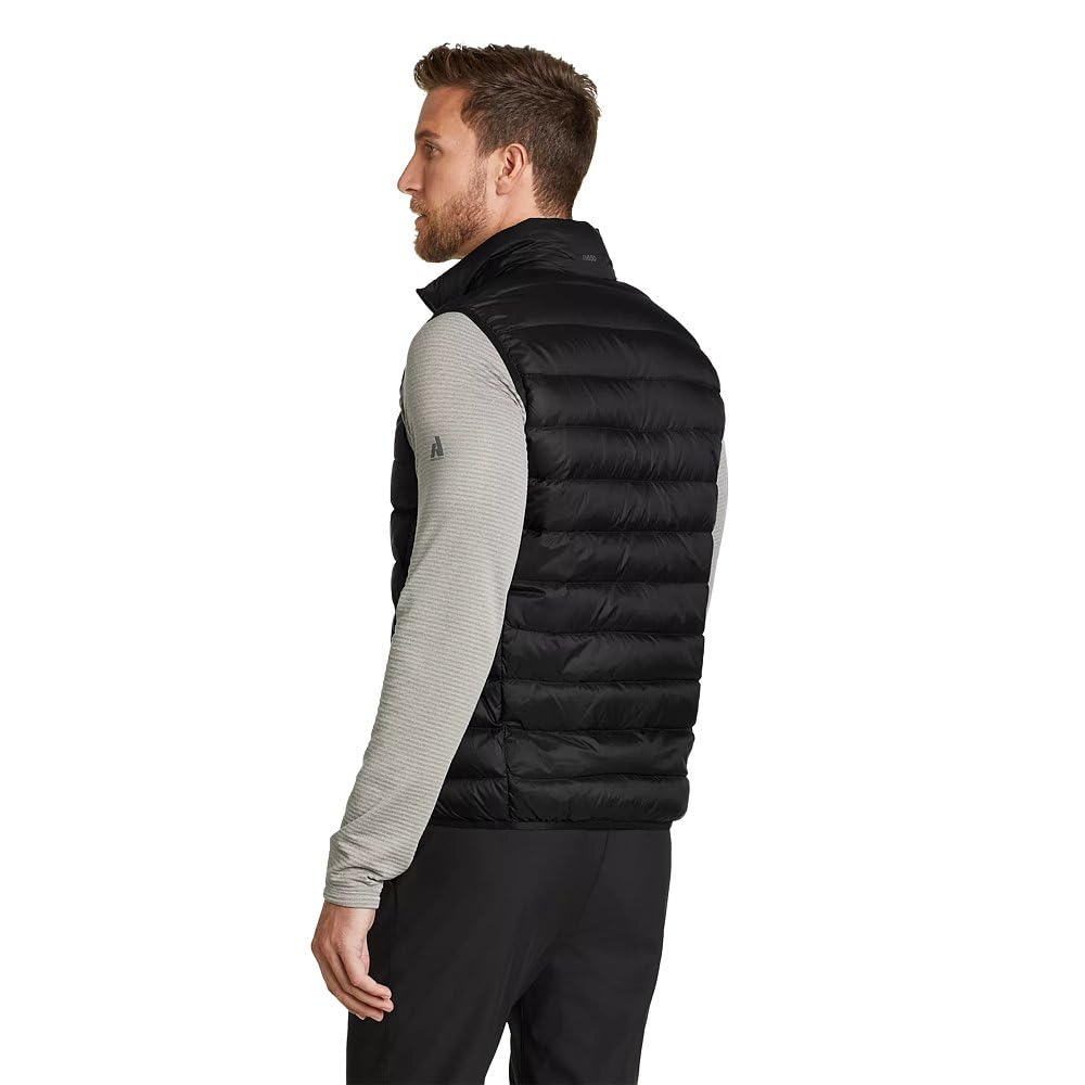 Eddie Bauer Men's Cirruslite Down Vest, Black Recycled, Large