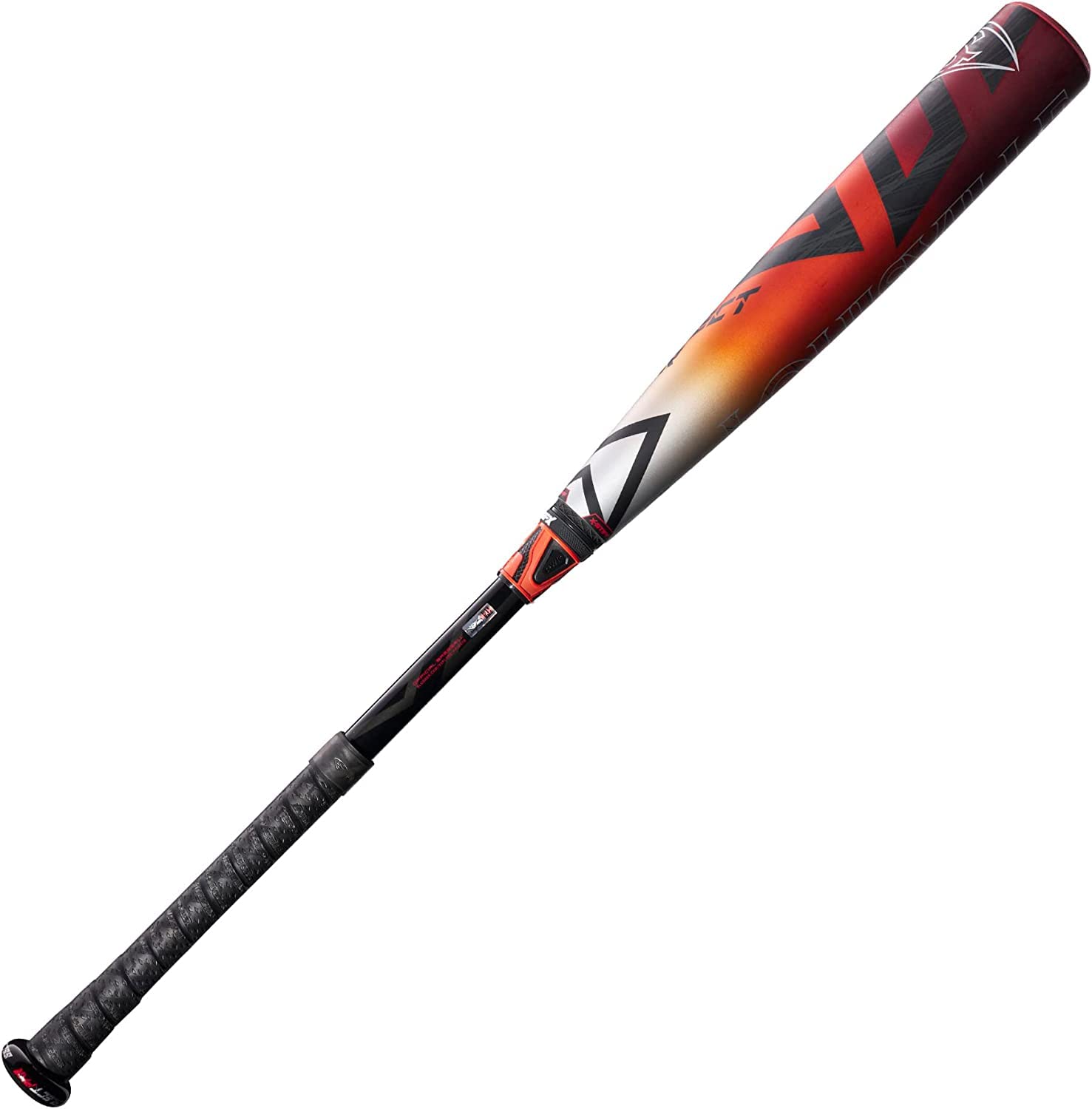 2023 Louisville Slugger Select PWR™ (-3) BBCOR Baseball Bat - 33"/30 oz,Red/Orange/Silver