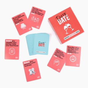 Dizzy Date: The 2nd Date - Deeper Questions Expansion Pack. The Card Game for Date Night. Perfect Valentine's Day Gift!