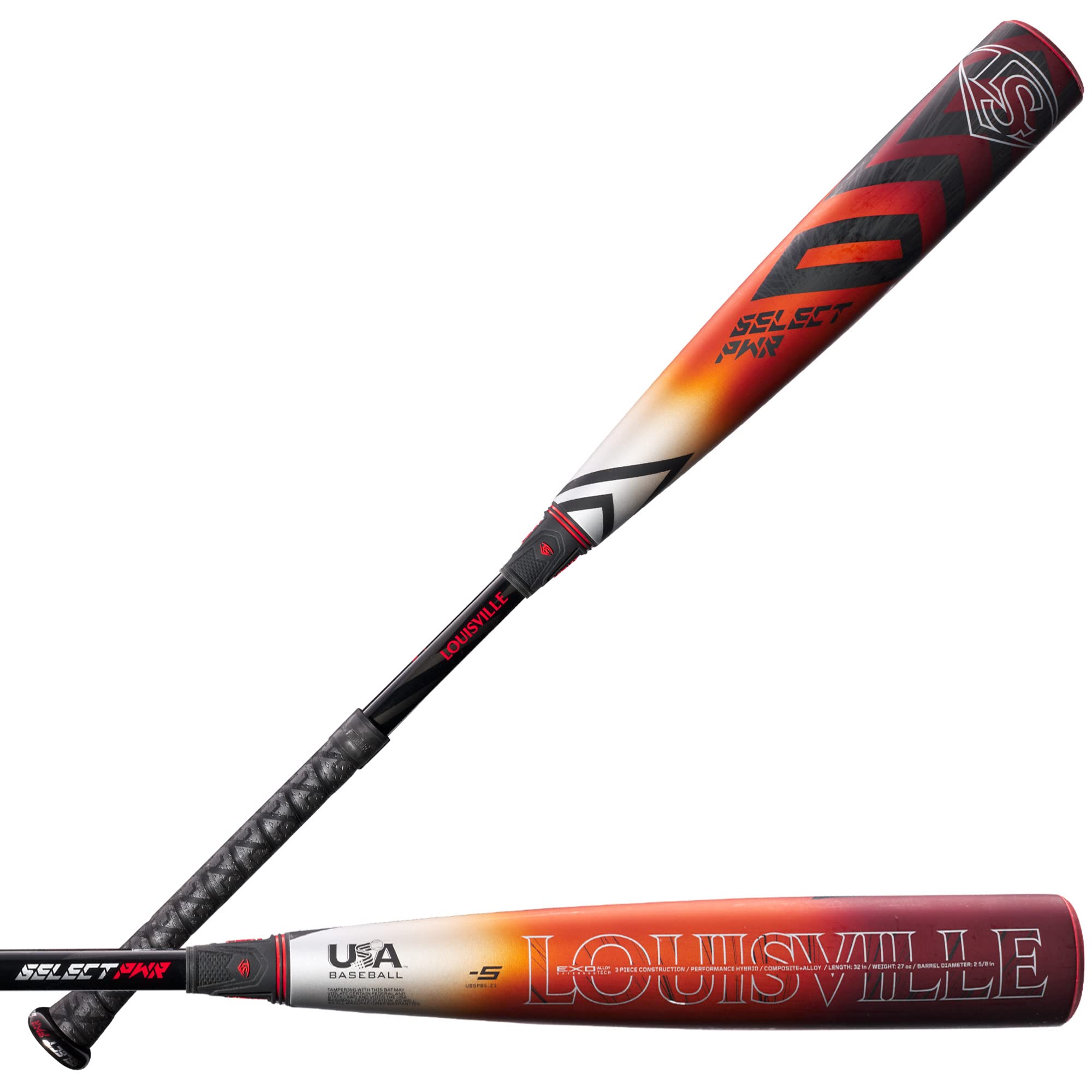 Louisville Slugger Select PWR™ (-5) USA Baseball Bat - 30'/25 oz